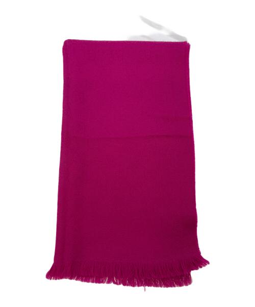 GUCCI（グッチ）GUCCI (グッチ) ストールマフラー ショッキングピンクの古着・服飾アイテム