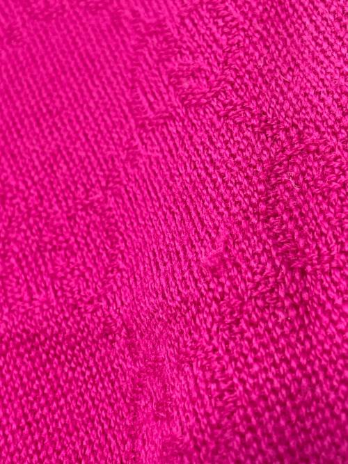 GUCCI（グッチ）GUCCI (グッチ) ストールマフラー ショッキングピンクの古着・服飾アイテム