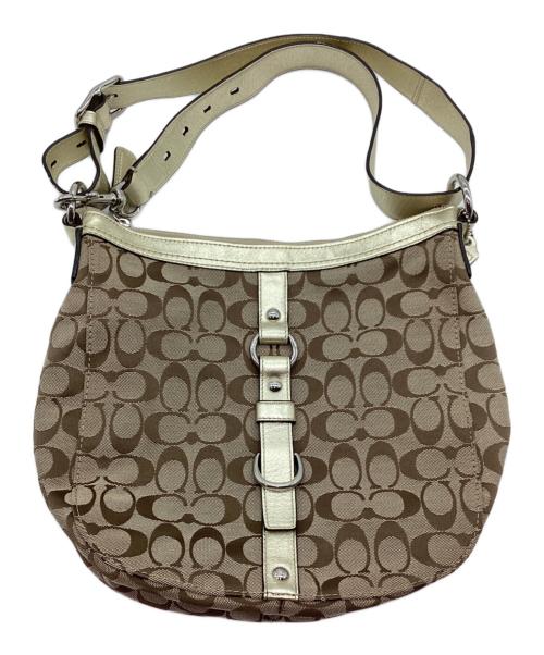 COACH（コーチ）COACH (コーチ) ショルダーバッグ ベージュの古着・服飾アイテム