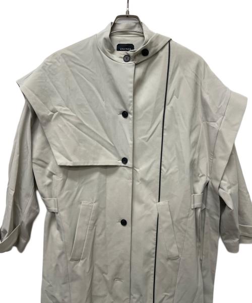 UNITED TOKYO（ユナイテッドトーキョー）UNITED TOKYO (ユナイテッドトーキョー) 2wayケープコート グレー サイズ:FREEの古着・服飾アイテム
