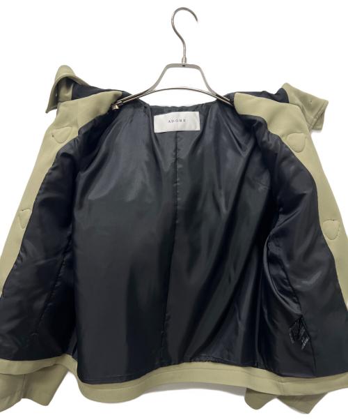 ADORE（アドーア）ADORE (アドーア) トリプルクロスジャケット グリーン サイズ:３８の古着・服飾アイテム
