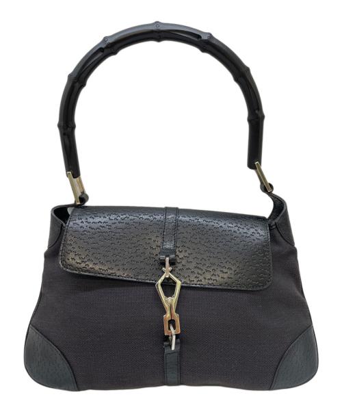 GUCCI（グッチ）GUCCI (グッチ) ハンドバッグ ブラックの古着・服飾アイテム