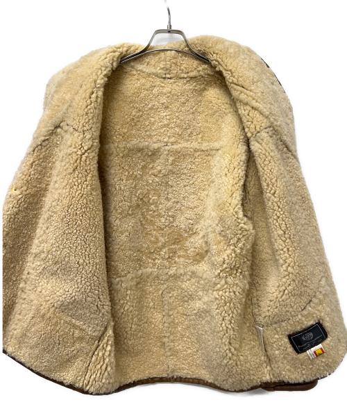 Feelings Refined Sense（フィリングス・リファインド・センス）Feelings Refined Sense (フィリングス・リファインド・センス) ムートンジャケット ブラウン サイズ:不明の古着・服飾アイテム