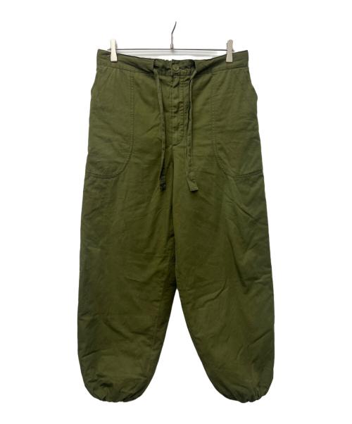 HUMAN MADE（ヒューマンメイド）HUMAN MADE (ヒューマンメイド) ミリタリーパンツ オリーブ サイズ:Ｌの古着・服飾アイテム