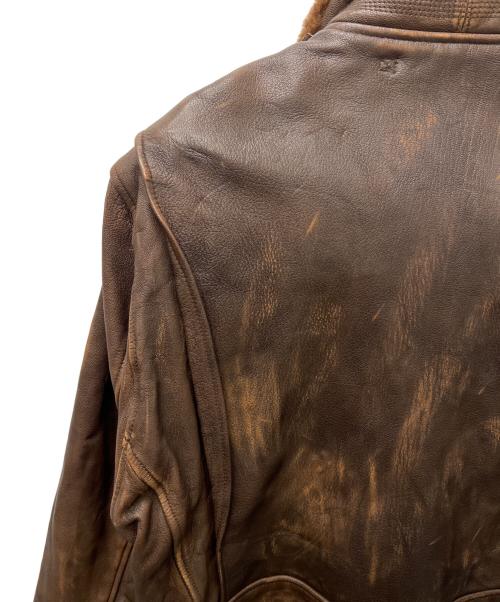 AVIREX（アヴィレックス）AVIREX (アヴィレックス) G-1フライトジャケット ブラウン サイズ:４０の古着・服飾アイテム