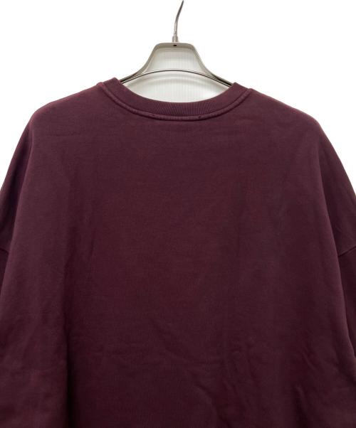 RAF SIMONS（ラフシモンズ）RAF SIMONS (ラフシモンズ) ダメージ加工クルーネックスウェット ブラウン サイズ:Ｍの古着・服飾アイテム