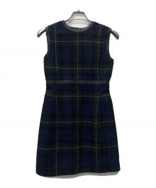 CELINE（セリーヌ）の古着「ノースリーブワンピース」｜グリーン