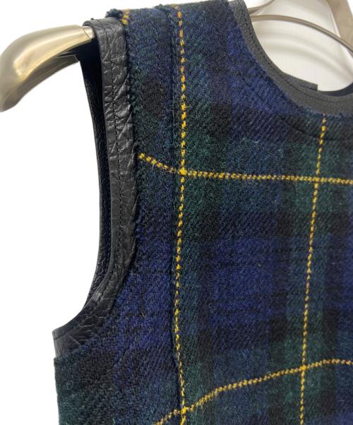 CELINE（セリーヌ）CELINE (セリーヌ) ノースリーブワンピース グリーン サイズ:３４の古着・服飾アイテム