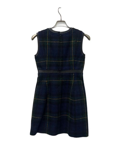 CELINE（セリーヌ）CELINE (セリーヌ) ノースリーブワンピース グリーン サイズ:３４の古着・服飾アイテム