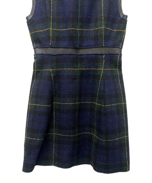 CELINE（セリーヌ）CELINE (セリーヌ) ノースリーブワンピース グリーン サイズ:３４の古着・服飾アイテム