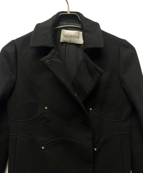 VALENTINO（ヴァレンティノ）VALENTINO (ヴァレンティノ) ショートコート ブラック サイズ:４の古着・服飾アイテム