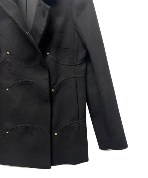 VALENTINO（ヴァレンティノ）VALENTINO (ヴァレンティノ) ショートコート ブラック サイズ:４の古着・服飾アイテム