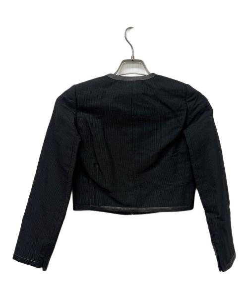 RALPH LAUREN（ラルフローレン）RALPH LAUREN (ラルフローレン) レザーパイピングセットアップ ブラック サイズ:０の古着・服飾アイテム