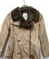 VALENTINO (ヴァレンティノ) ファー付コート ベージュ サイズ:不明：20000円