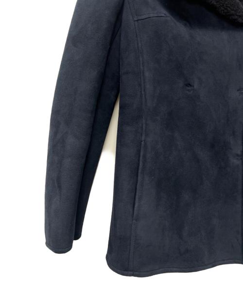 VALENTINO（ヴァレンティノ）VALENTINO (ヴァレンティノ) ミンクファームートンコート ネイビー サイズ:３６の古着・服飾アイテム