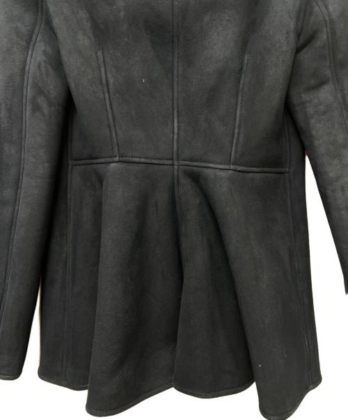 VALENTINO（ヴァレンティノ）VALENTINO (ヴァレンティノ) ミンクファームートンコート ネイビー サイズ:３６の古着・服飾アイテム