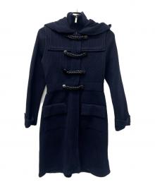 VALENTINO（ヴァレンティノ）の古着「ナポレオンニットコート」｜ネイビー