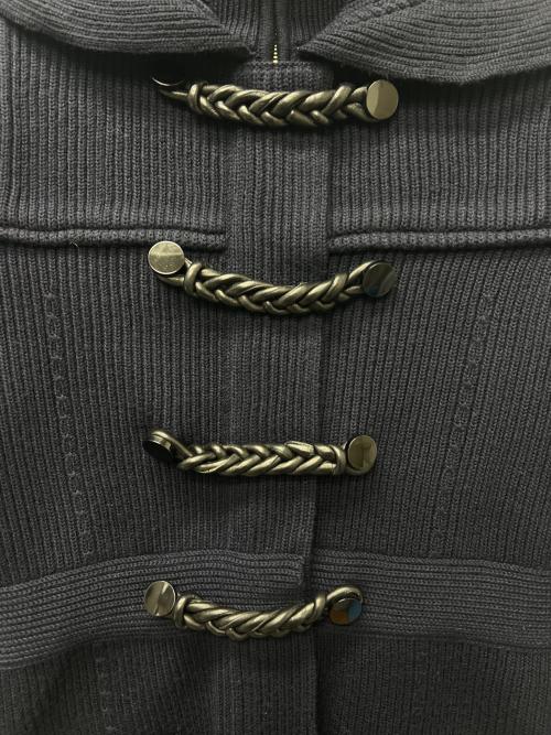 VALENTINO（ヴァレンティノ）VALENTINO (ヴァレンティノ) ナポレオンニットコート ネイビー サイズ:Ｓの古着・服飾アイテム