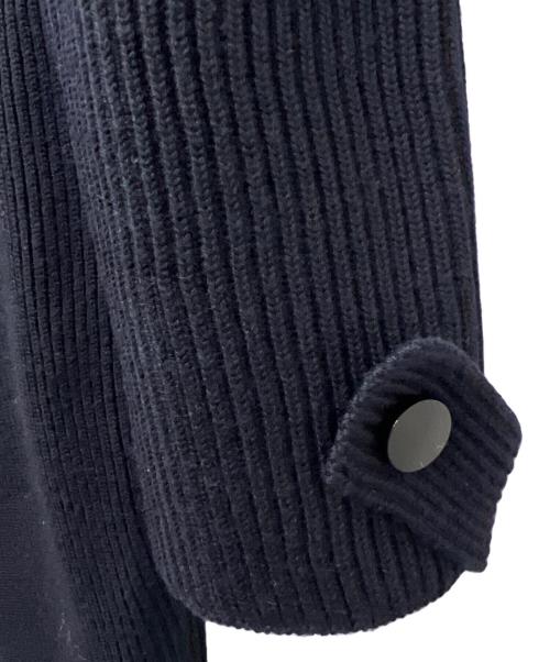 VALENTINO（ヴァレンティノ）VALENTINO (ヴァレンティノ) ナポレオンニットコート ネイビー サイズ:Ｓの古着・服飾アイテム