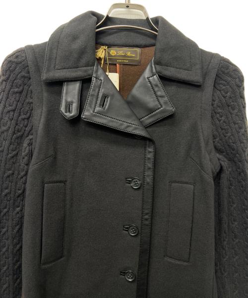 LORO PIANA（ロロピアーナ）LORO PIANA (ロロピアーナ) 袖切替ジャケット ブラック サイズ:３８の古着・服飾アイテム