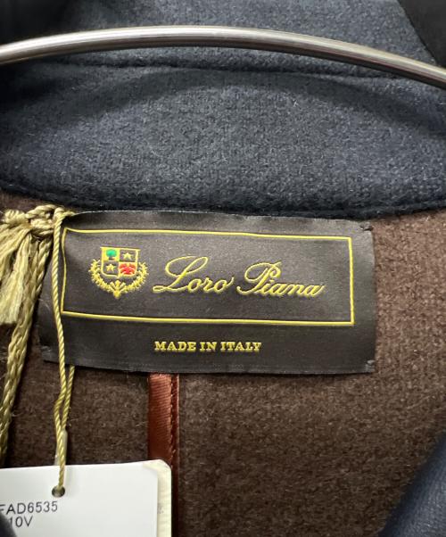 LORO PIANA（ロロピアーナ）LORO PIANA (ロロピアーナ) 袖切替ジャケット ブラック サイズ:３８の古着・服飾アイテム