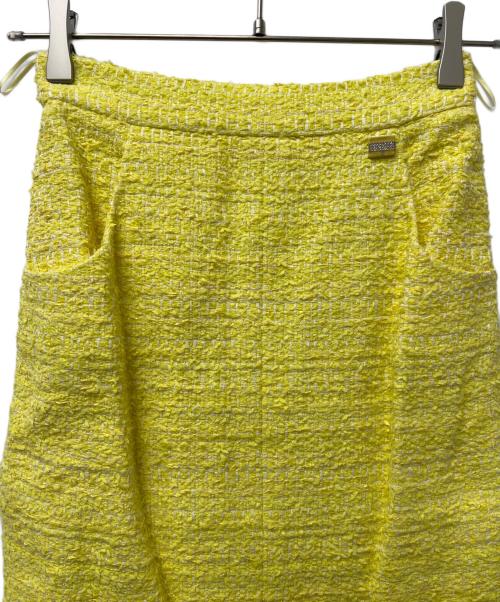 CHANEL（シャネル）CHANEL (シャネル) セットアップスーツ イエロー サイズ:３４の古着・服飾アイテム