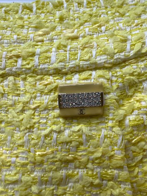 CHANEL（シャネル）CHANEL (シャネル) セットアップスーツ イエロー サイズ:３４の古着・服飾アイテム