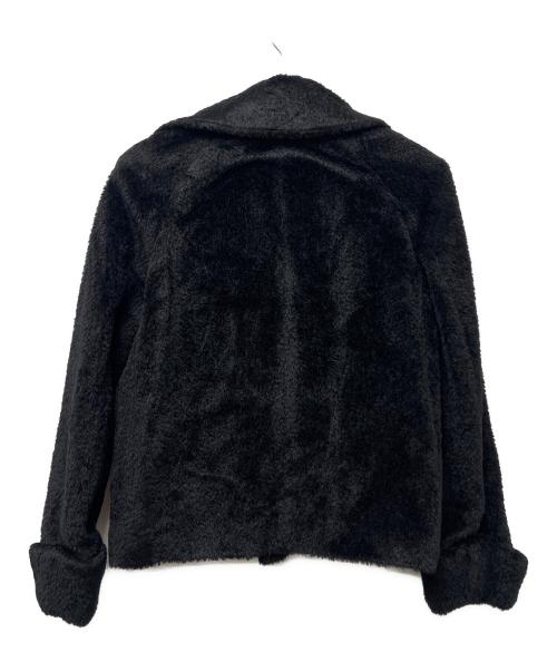 DRAWER（ドゥロワー）DRAWER (ドゥロワー) フェイクファージャケット ブラック サイズ:３６の古着・服飾アイテム