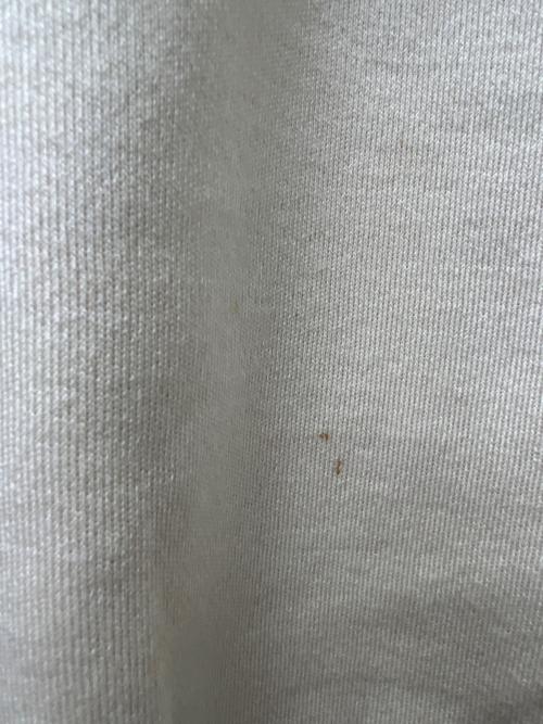 CELINE（セリーヌ）CELINE (セリーヌ) 薄手ニット ホワイト×ネイビー サイズ:Ｓの古着・服飾アイテム