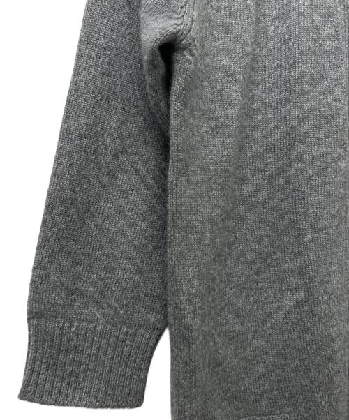 HERMES（エルメス）HERMES (エルメス) ロングカーディガン グレー サイズ:３４の古着・服飾アイテム