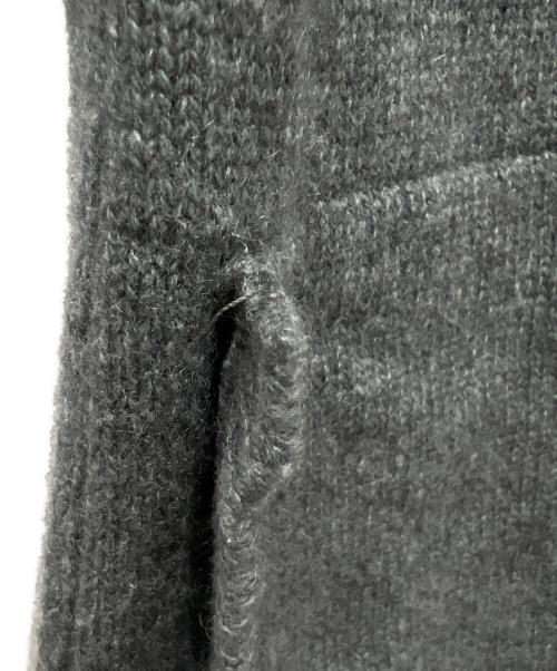 HERMES（エルメス）HERMES (エルメス) ロングカーディガン グレー サイズ:３４の古着・服飾アイテム