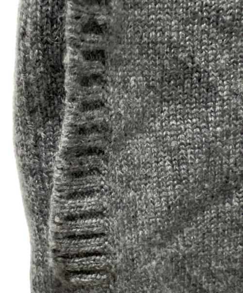 HERMES（エルメス）HERMES (エルメス) ロングカーディガン グレー サイズ:３４の古着・服飾アイテム