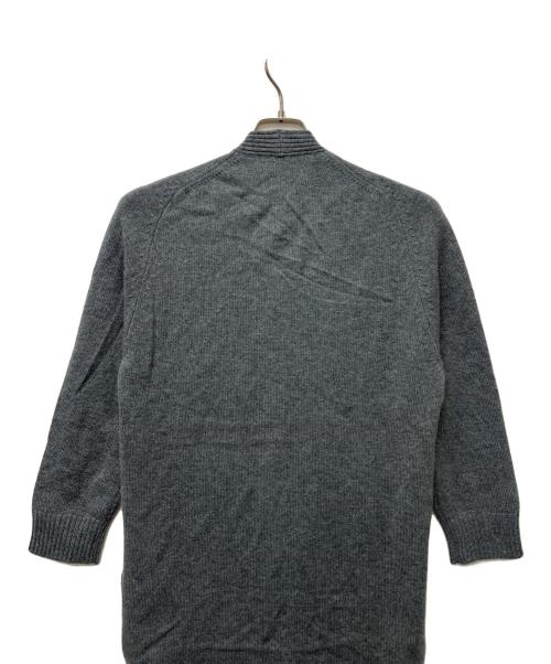 HERMES（エルメス）HERMES (エルメス) ロングカーディガン グレー サイズ:３４の古着・服飾アイテム