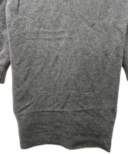 HERMES（エルメス）HERMES (エルメス) ロングカーディガン グレー サイズ:３４の古着・服飾アイテム