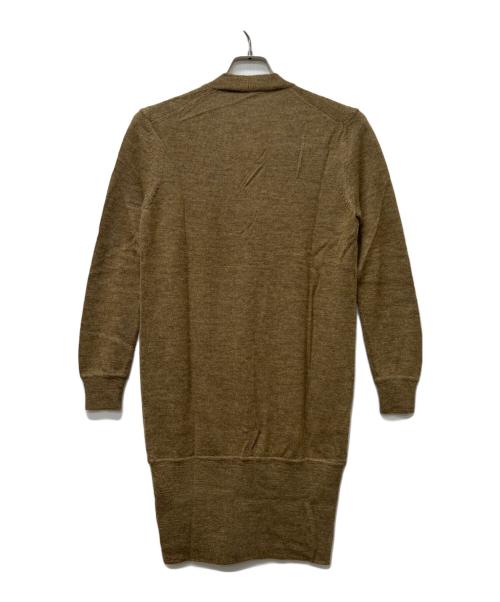 HERMES（エルメス）HERMES (エルメス) 薄手カーディガン ブラウン サイズ:３４の古着・服飾アイテム