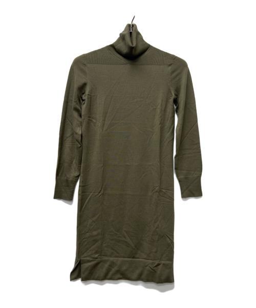 HERMES（エルメス）HERMES (エルメス) 長袖ワンピース オリーブ サイズ:Ｓの古着・服飾アイテム