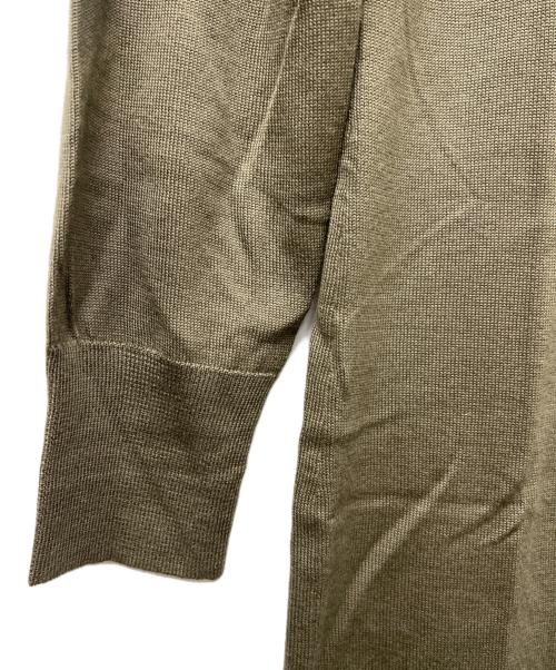 HERMES（エルメス）HERMES (エルメス) 長袖ワンピース オリーブ サイズ:Ｓの古着・服飾アイテム