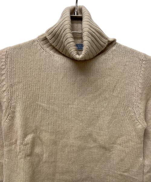 PRADA（プラダ）PRADA (プラダ) 薄手ニット ベージュ サイズ:４０の古着・服飾アイテム