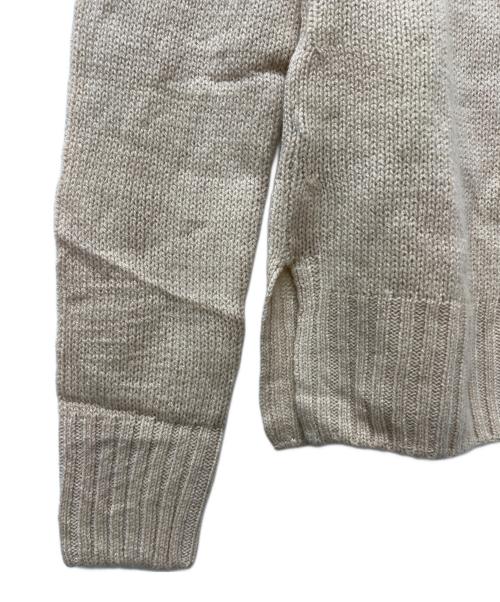 PRADA（プラダ）PRADA (プラダ) 薄手ニット ベージュ サイズ:４０の古着・服飾アイテム