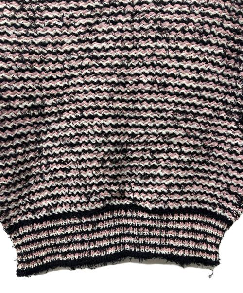 CHANEL（シャネル）CHANEL (シャネル) キーネックニット ピンク サイズ:３４の古着・服飾アイテム