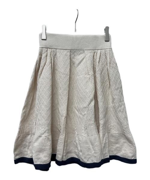 CHANEL（シャネル）CHANEL (シャネル) アンサンブルニット&スカート ホワイト×ネイビー サイズ:３６の古着・服飾アイテム