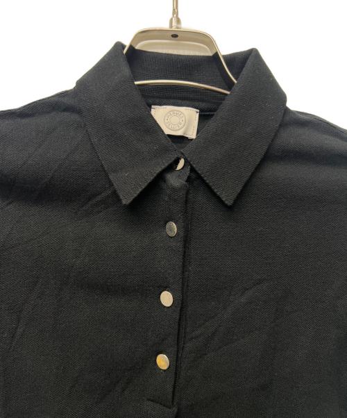 HERMES（エルメス）HERMES (エルメス) 半袖ポロシャツ ブラック サイズ:ＸＳの古着・服飾アイテム