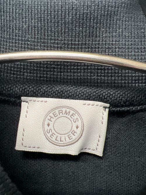 HERMES（エルメス）HERMES (エルメス) 半袖ポロシャツ ブラック サイズ:ＸＳの古着・服飾アイテム