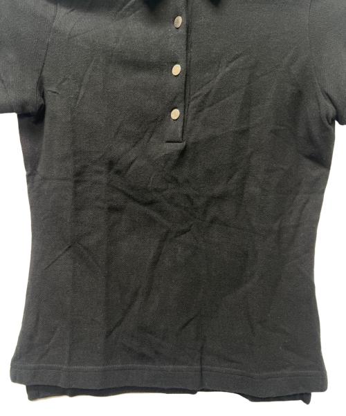 HERMES（エルメス）HERMES (エルメス) 半袖ポロシャツ ブラック サイズ:ＸＳの古着・服飾アイテム