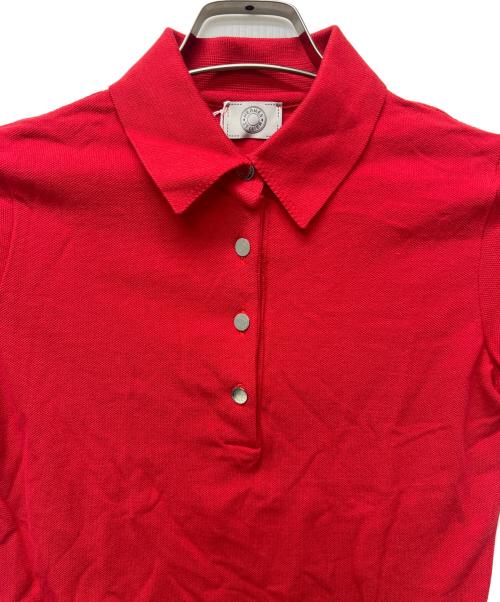 HERMES（エルメス）HERMES (エルメス) 半袖ポロシャツ レッド サイズ:ＸＳの古着・服飾アイテム