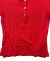 中古・古着 HERMES (エルメス) 半袖ポロシャツ レッド サイズ:ＸＳ：15000円