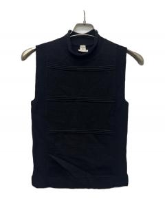 中古・古着通販】HERMES (エルメス) シルクスカーフ切替ニットシャツ