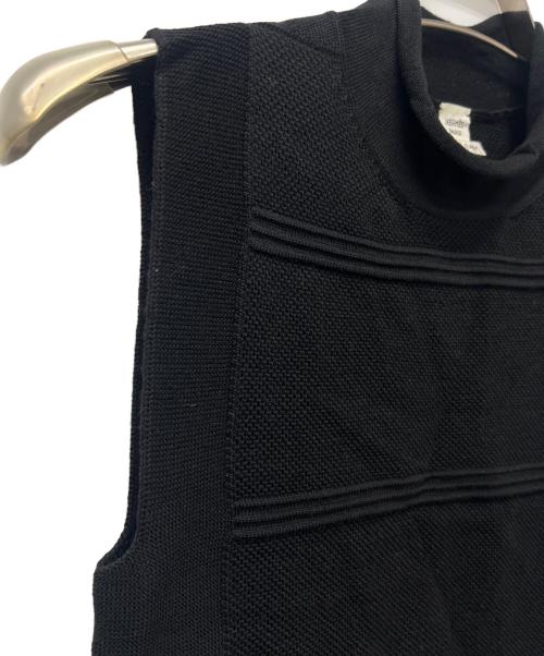 HERMES（エルメス）HERMES (エルメス) ノースリーブニット ブラック サイズ:３４の古着・服飾アイテム