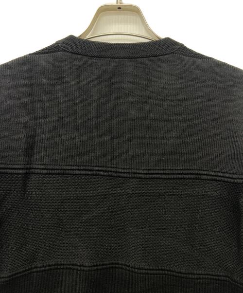 HERMES（エルメス）HERMES (エルメス) 厚手カーディガン ブラック サイズ:３４の古着・服飾アイテム