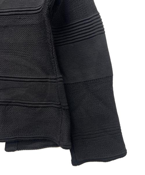 HERMES（エルメス）HERMES (エルメス) 厚手カーディガン ブラック サイズ:３４の古着・服飾アイテム